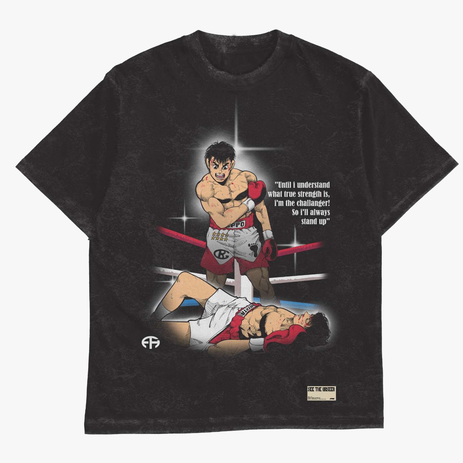 Faith Industries "Until I Understand" Black Vintage Wash