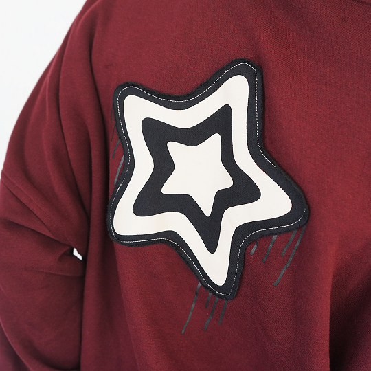 Faith Industries "Let Us Start The Game" Crewneck Burgundy