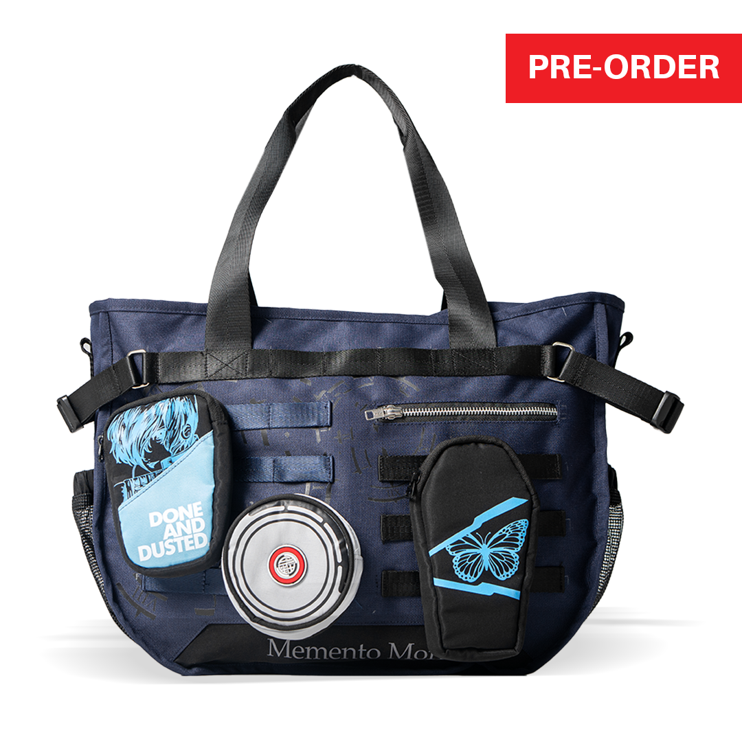 Faith Industries "Memento Mori" Navy Totebag