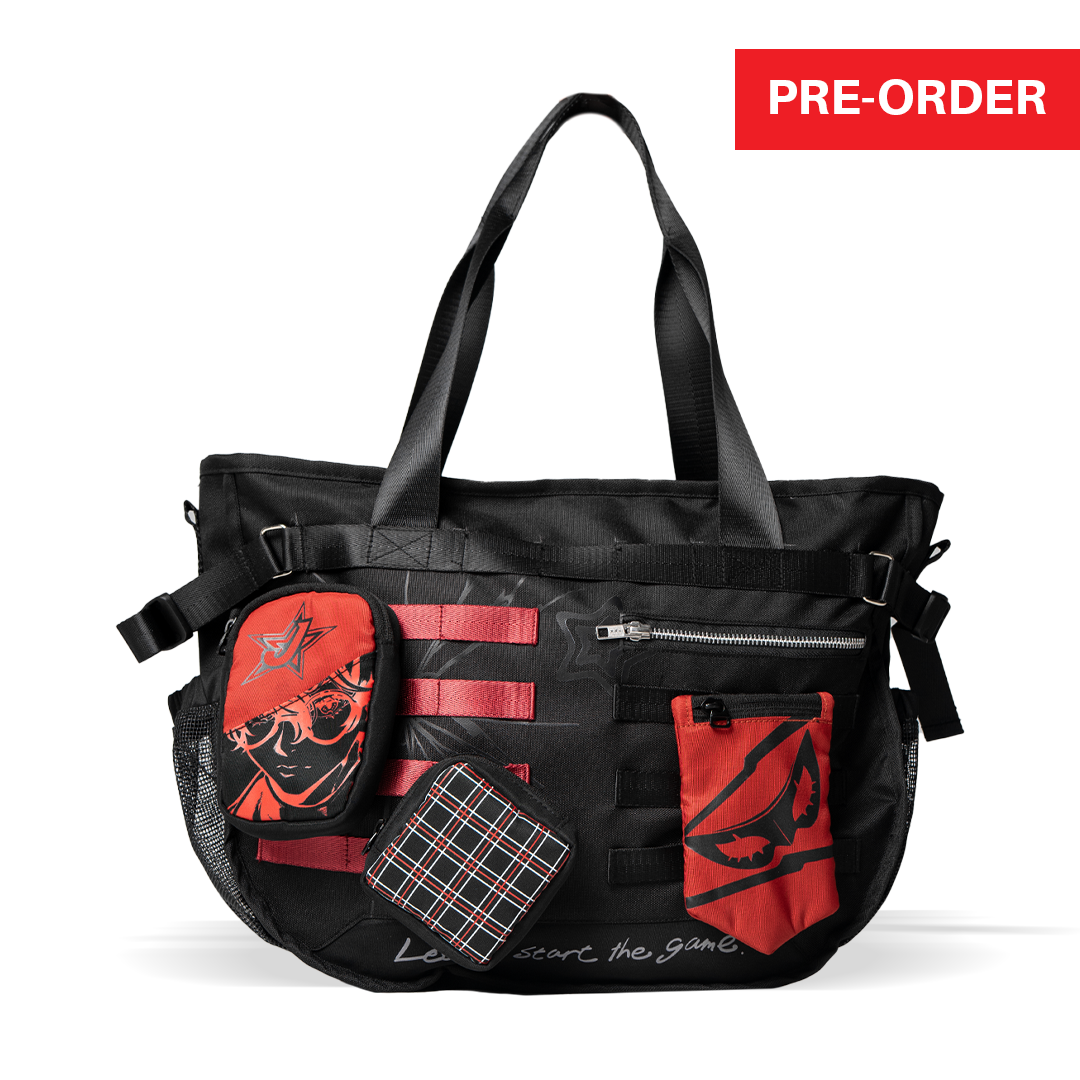 Faith Industries "Let Us Start The Game" Black Totebag