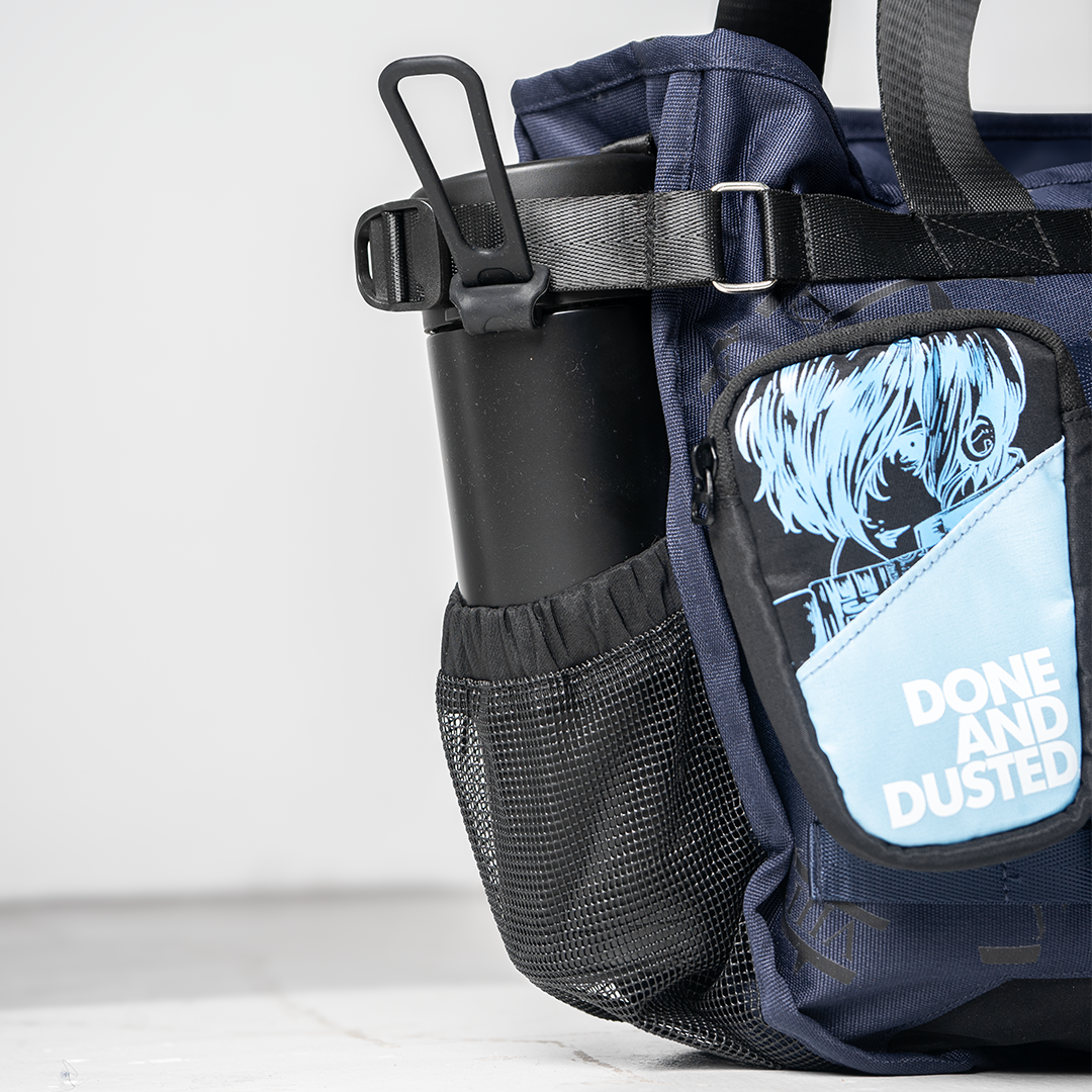 Faith Industries "Memento Mori" Navy Totebag