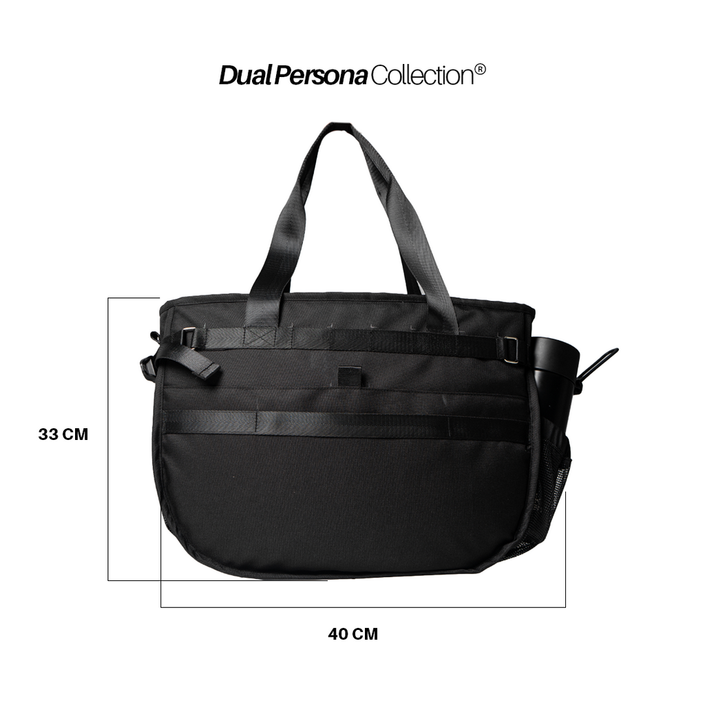 Faith Industries "Memento Mori" Navy Totebag