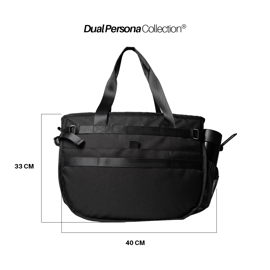 Faith Industries "Memento Mori" Navy Totebag