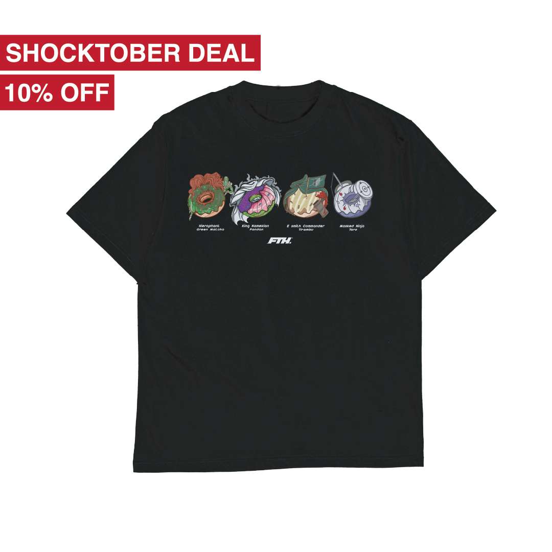 Faith Industries "Deadman Donuts V2" Black Tshirt