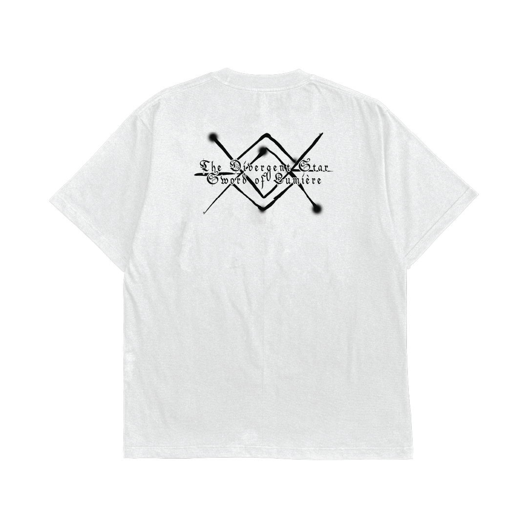 Faith Industries "Sword of Lumière" White Tshirt