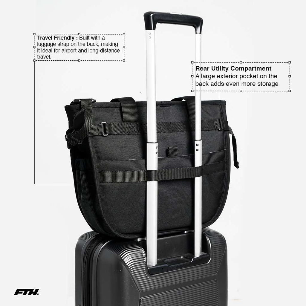 Faith Industries MH Wilds Armor Wash Black Totebag
