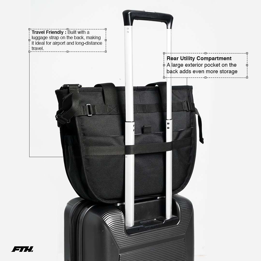 Faith Industries MH Wilds Armor Wash Black Totebag