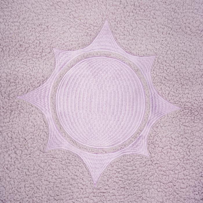 Faith Industries "Psychic Sunrise" Sherpa Hoodie Lilac