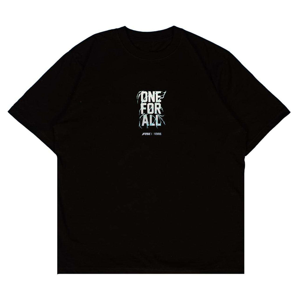 FTH x EVOS x MHA "Izuku Midoriya" Black Tshirt