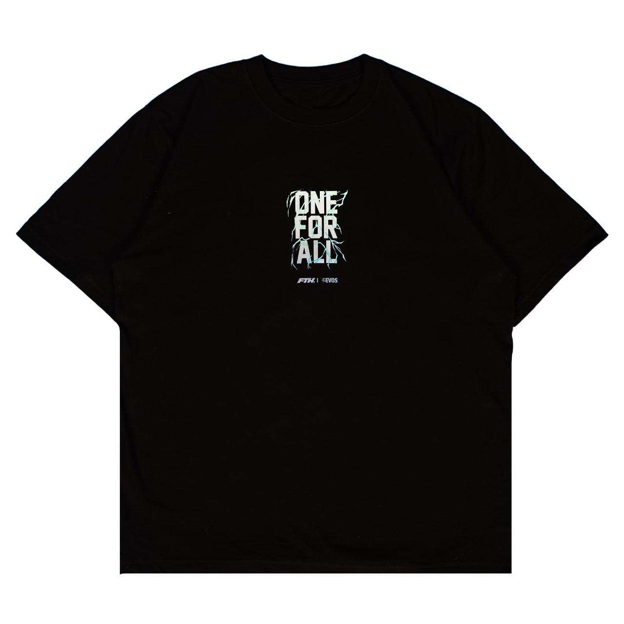 FTH x EVOS x MHA "Izuku Midoriya" Black Tshirt