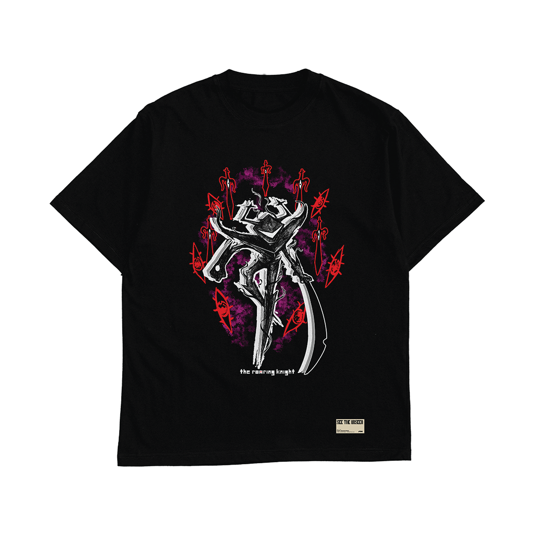 Faith Industries "The Roaring Knight" Black Tshirt