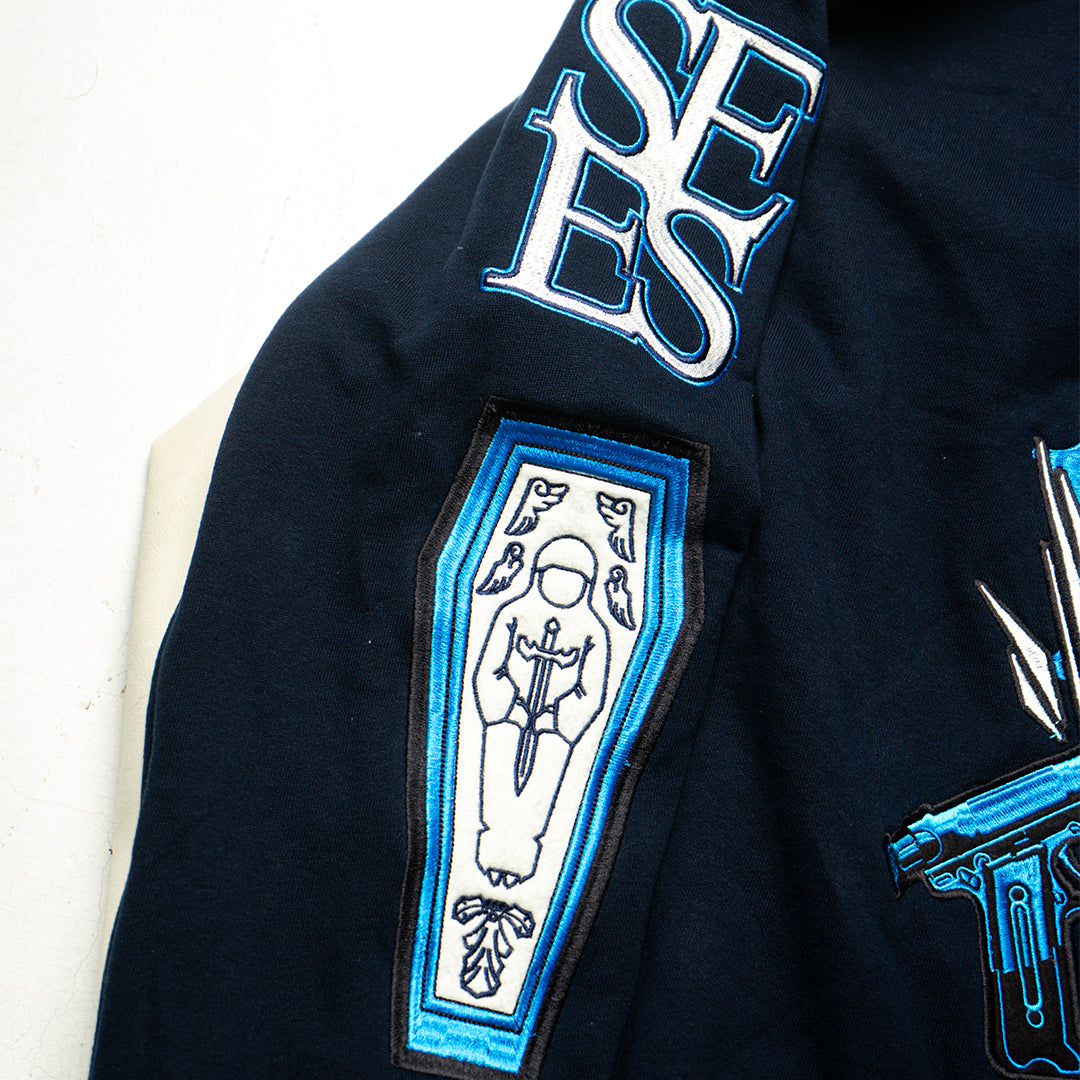Faith Industries "Blue Haired Boy" Varsity Jacket