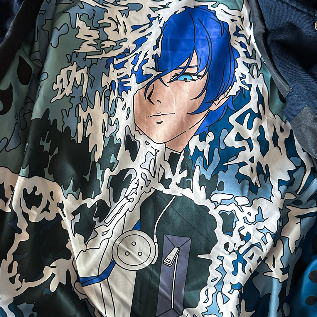 Faith Industries "Blue Haired Boy" Varsity Jacket