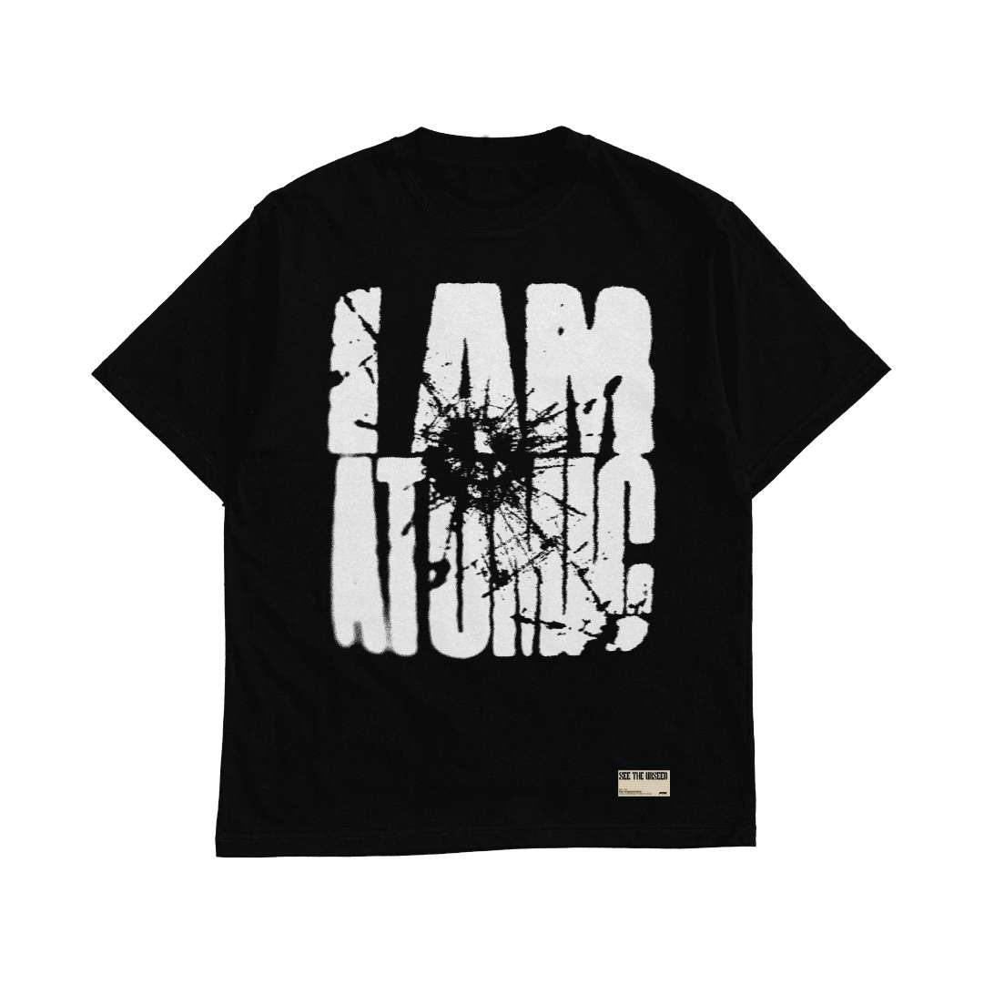 Faith Industries "I am Atomic" Black Tshirt