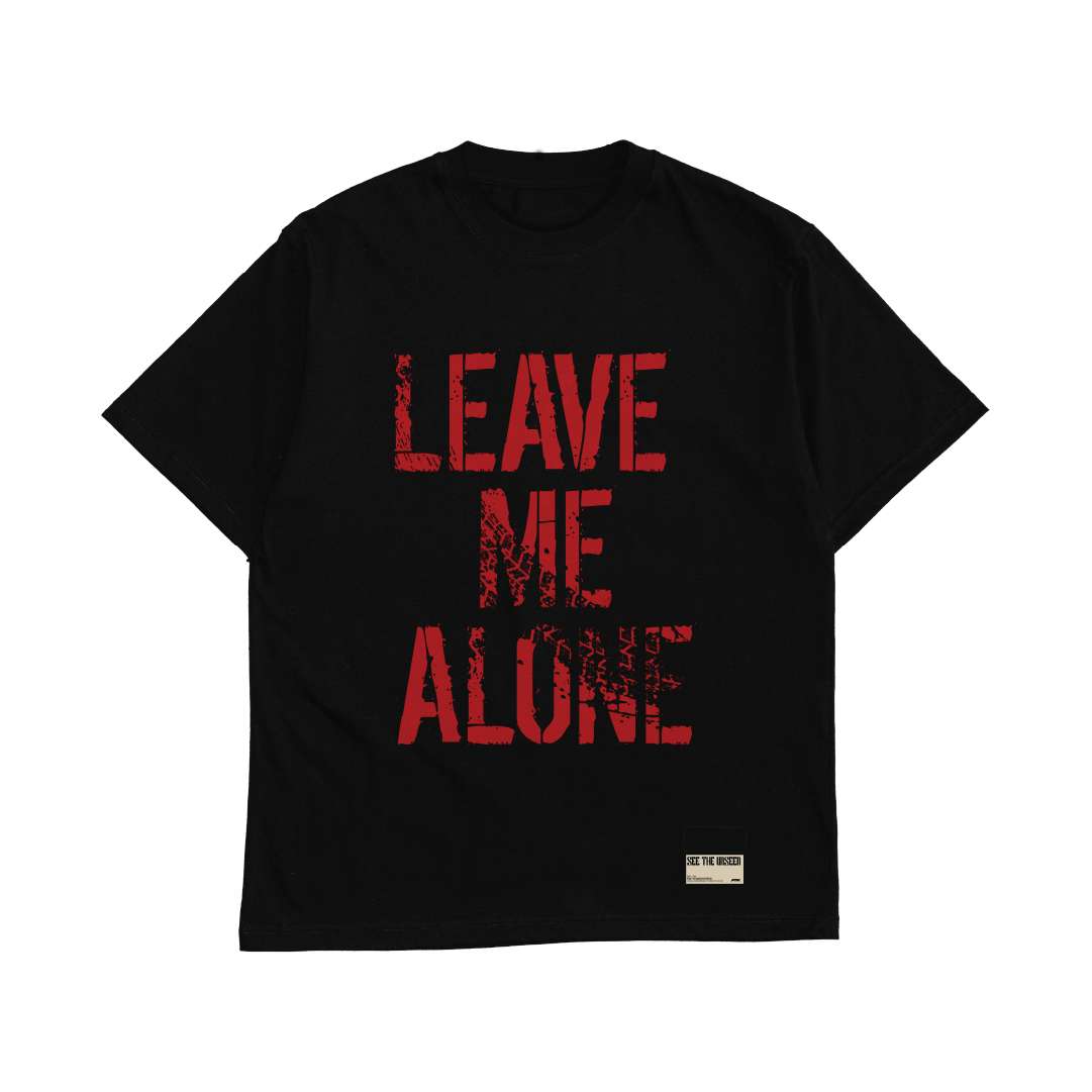 Faith Industries "Leave Me Alone" Black Tshirt
