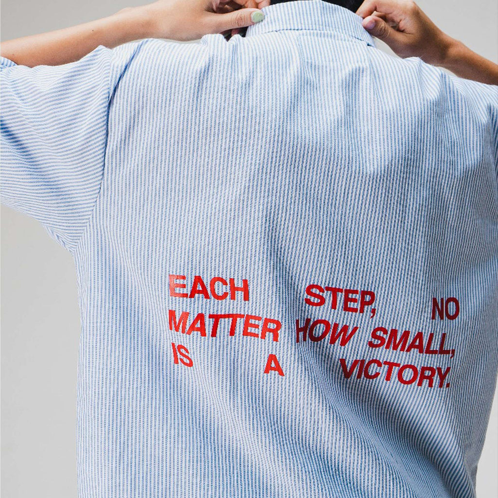 FTH x Isyana "Mamiu" Stripped Shirt