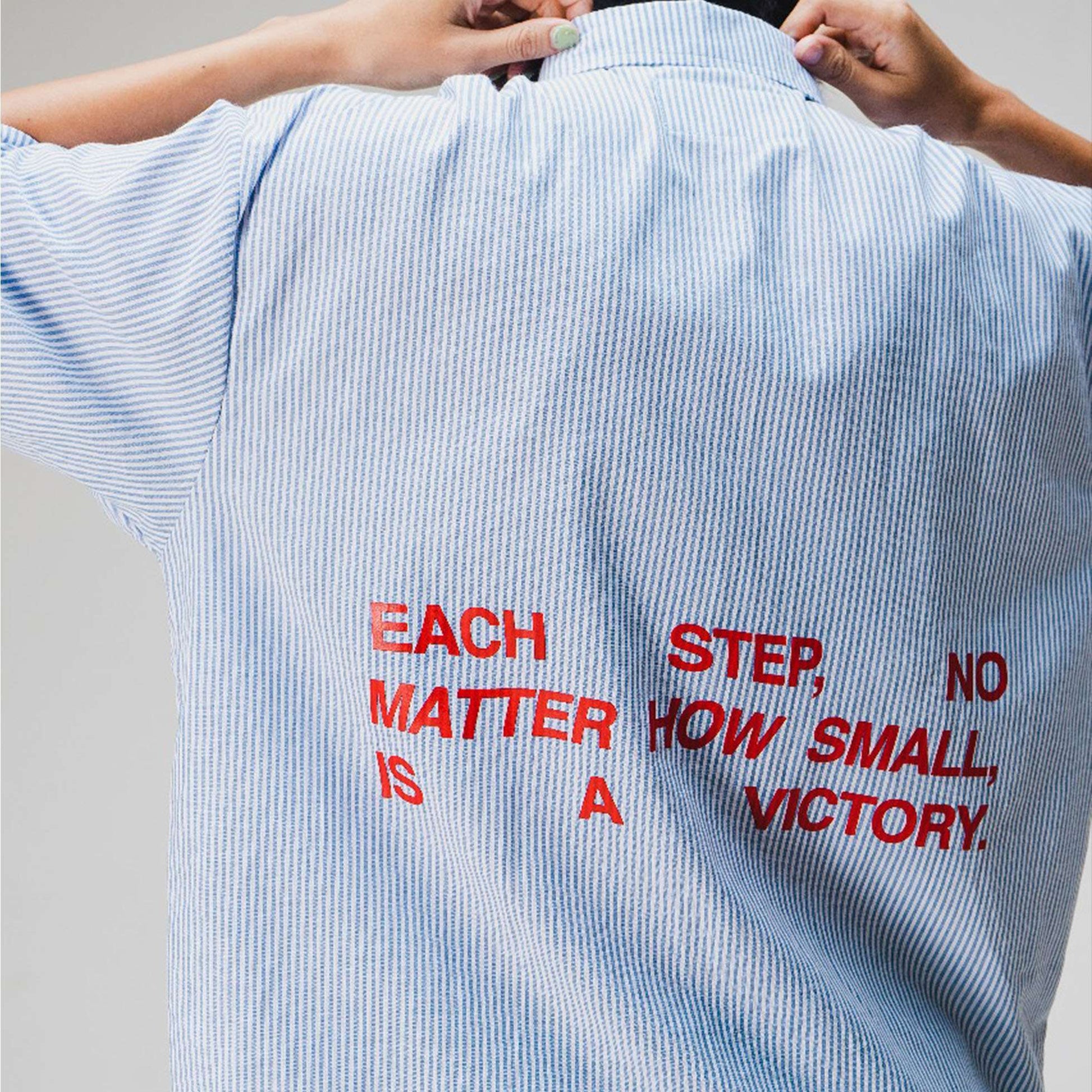 FTH x Isyana "Mamiu" Stripped Shirt